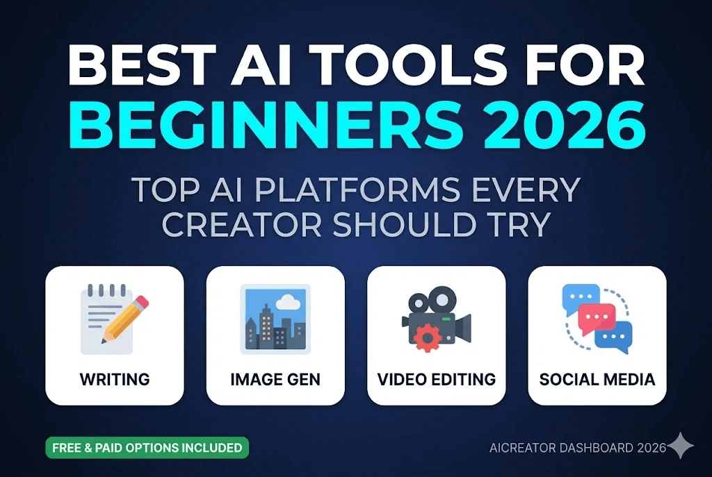 best ai tools for beginners 2026